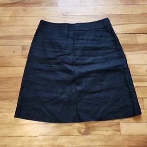 Emporio Armani Linen Skirt. Black. Fits US size 6